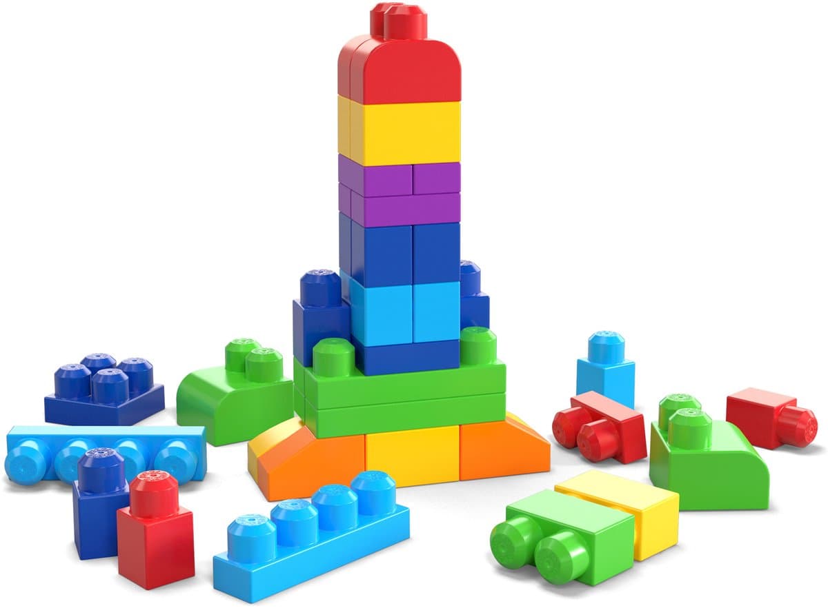 Mega Bloks First Builders Big Building Bag: 60 blokken voor peuters thumbnail 8