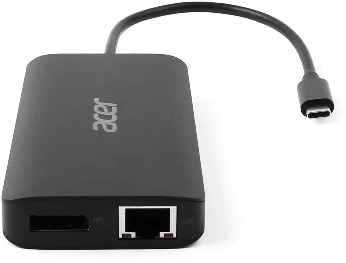 Acer 12-in-1 – Docking Station – Laptop – USB-C – 4K HDMI – Plug & Play - Zwart thumbnail 5