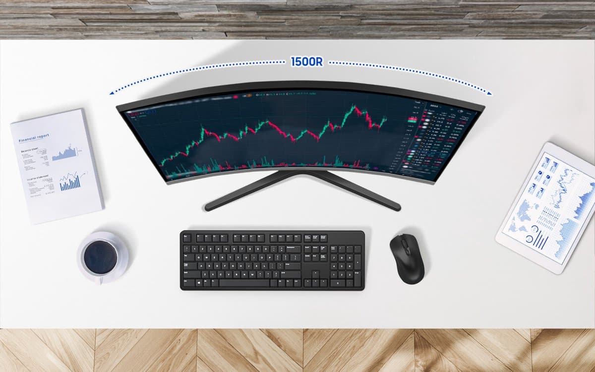 Samsung LS32D390GAUXEN - 32 inch Full HD Curved 100Hz monitor thumbnail 7