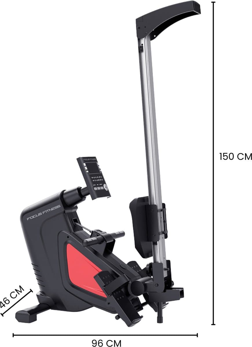Focus Fitness Row 3 - Roeitrainer - Inklapbaar - Magnetisch - Voor Thuis thumbnail 6