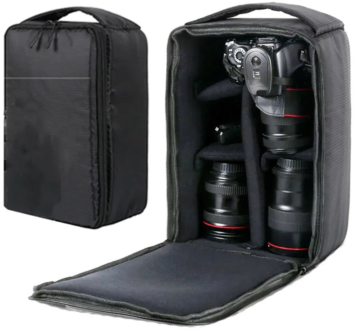Qendore Bolzano 10L cameratas fototas opbergtas voor Canon Nikon Olympus Fuji Pentax Sony foto camera video thumbnail 6