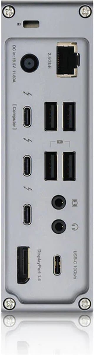 CalDigit TS4 - Thunderbolt Station 4 (EU) SPACE GREY with 0.7m Thunderbolt 4 Cable thumbnail 5