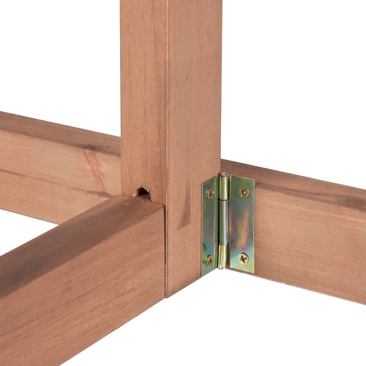 Klaptafel halfrond hout, 74 x 80 x 50 cm, tot 20 kg