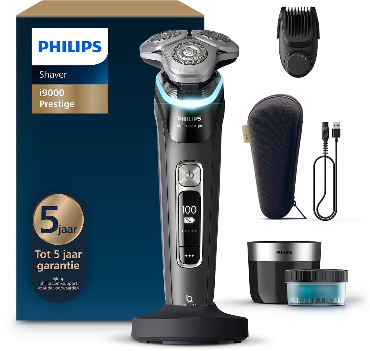 Philips Shaver i9000 Prestige - Elektrisch scheren tot 0,00 mm