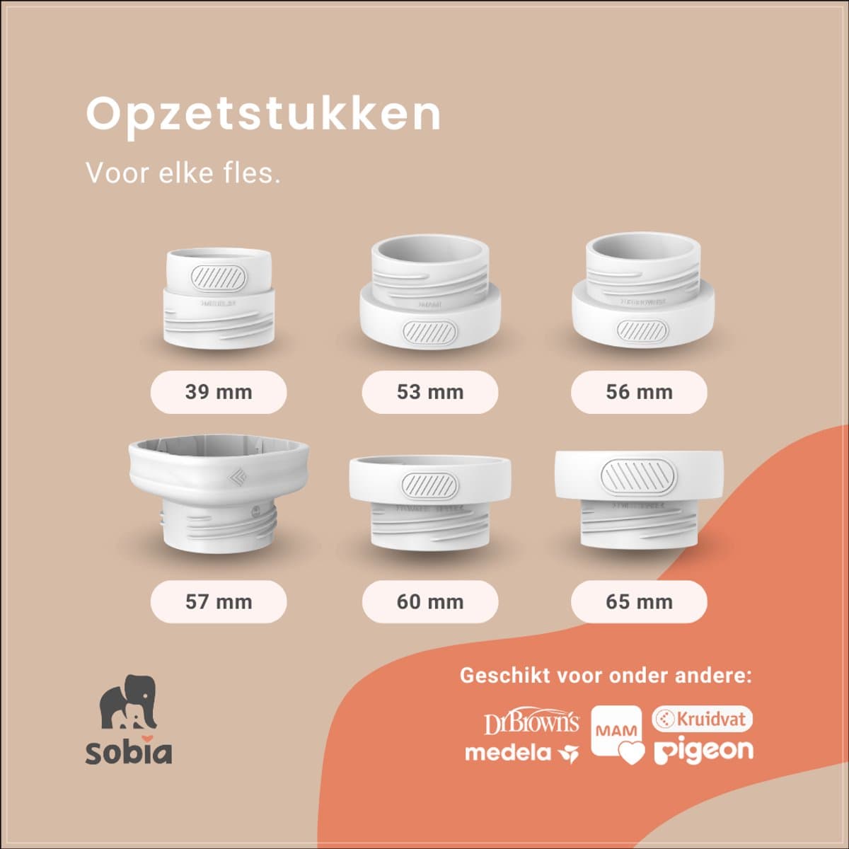 Sobia® Draagbare Flessenwarmer - Oplaadbaar - Flessenwarmer Onderweg - 6 Adapters en 4 standen - USB-C thumbnail 3