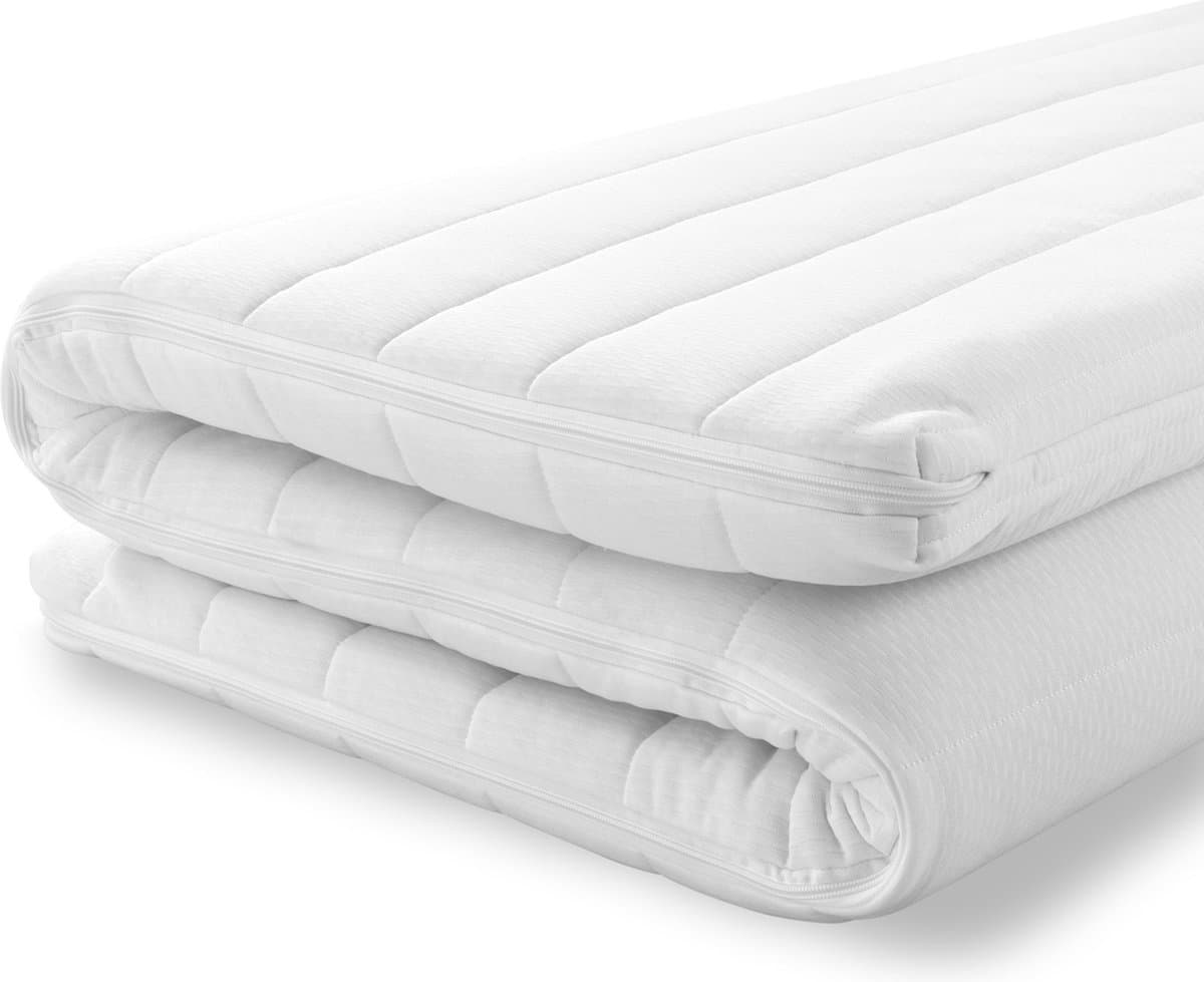 Topper 140x200 - 9 cm - HR Koudschuim Hybride - Tencel Bambo - Topdekmatras - Topper Matras thumbnail 7