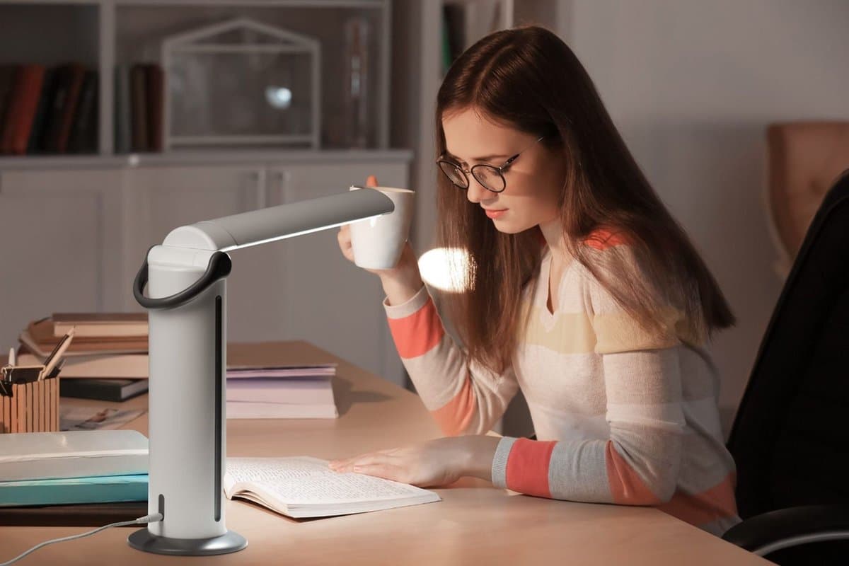 Daylight Twist 2 E35070 - Bureaulamp dimbaar - Leeslamp met LED - Daglichtlamp - Dimbaar - Wit - Design thumbnail 7