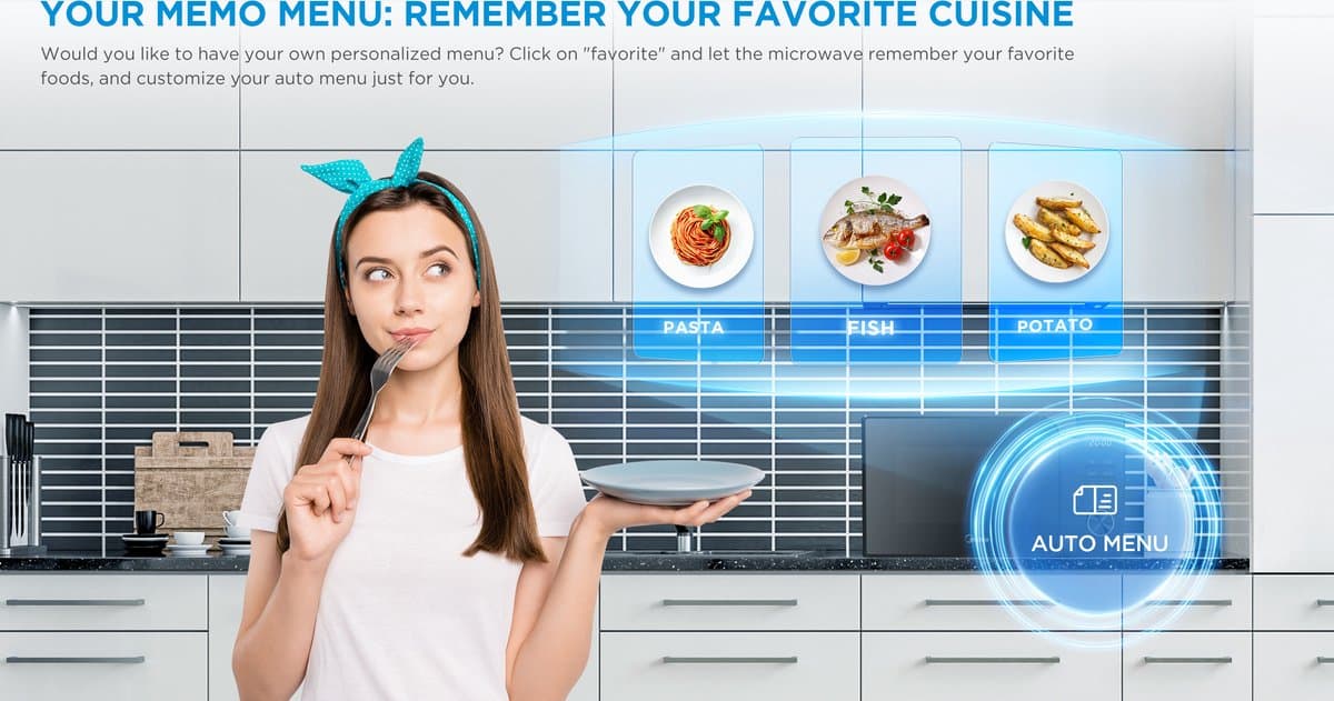 Midea AG20CF2EBK - Magnetron met grill - 20L - 700W - 8 Automatische programma's - Zwart thumbnail 4