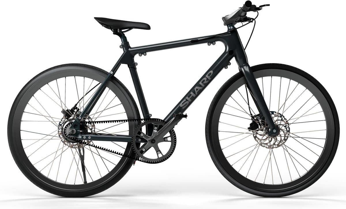 Sharp Milano BK-RS08-EB e-bike 7Ah 1sp naked bike zwart thumbnail 7