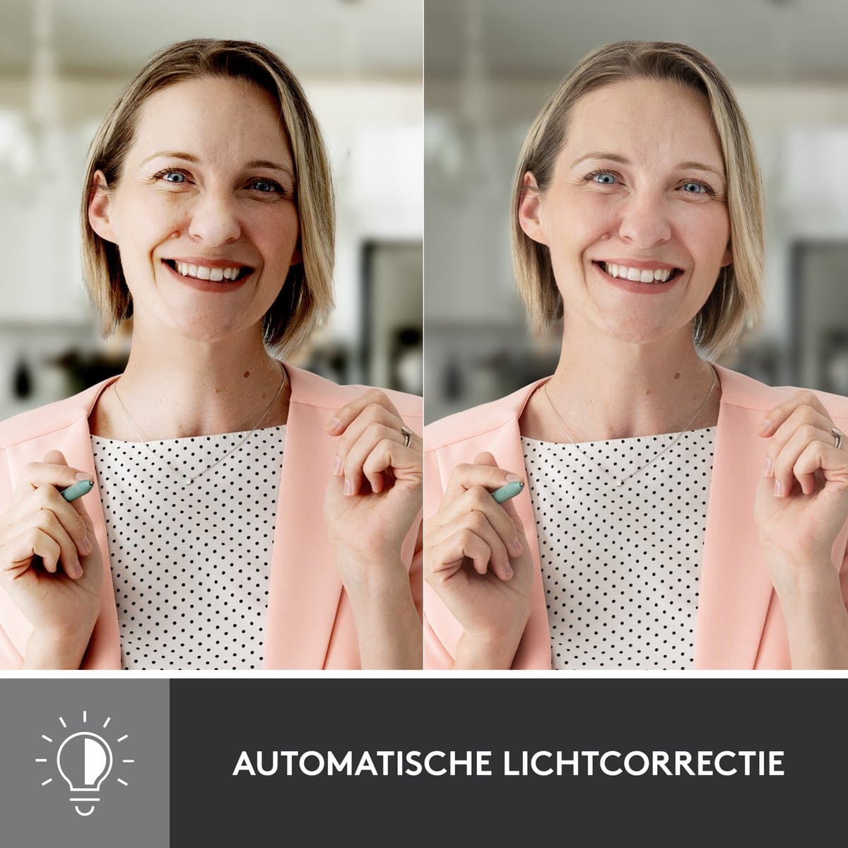 Logitech Brio 500 - Full HD webcam met automatische framing thumbnail 6
