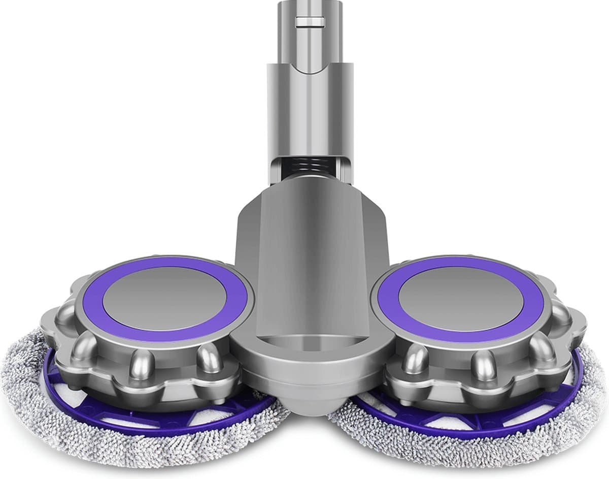 Nifkos Mop Dweil voor Dyson - V10 SLIM & V11 SLIM & V12 SLIM - Nat & Droog - Inclusief 4 Extra Dweilmops
