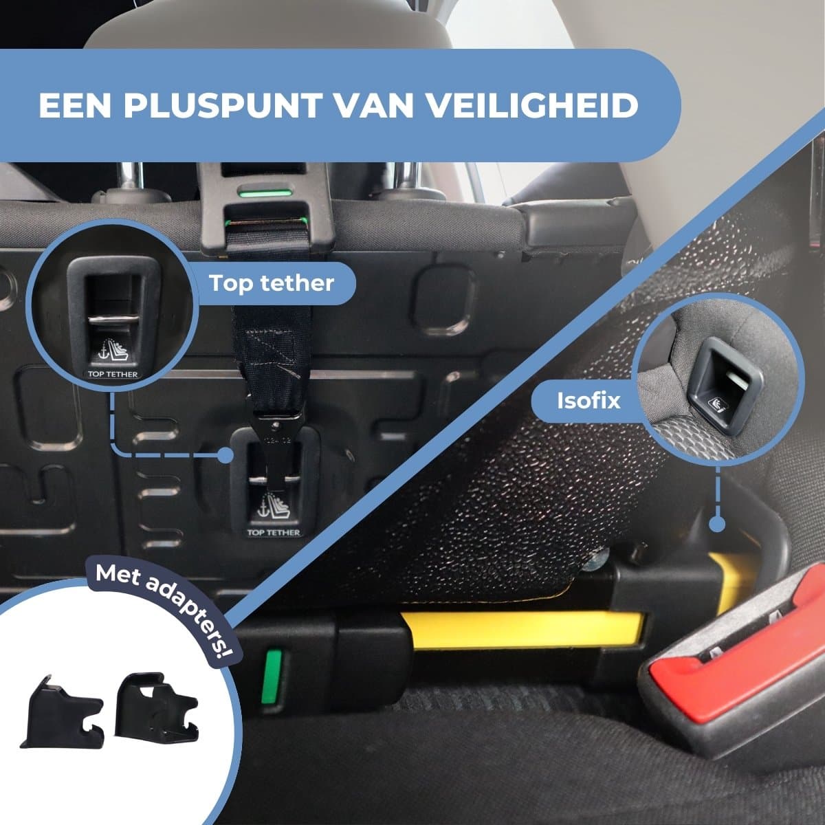 Mobiclinic Pandafix - 360° draaibare autostoel met Isofix