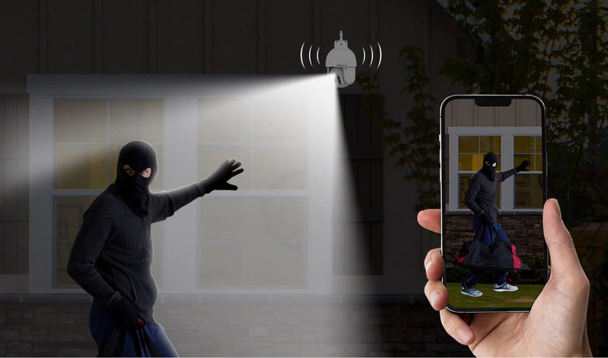 Foscam SD8P 4K/8MP PTZ beveiligingscamera met Dual-Band WiFi thumbnail 2