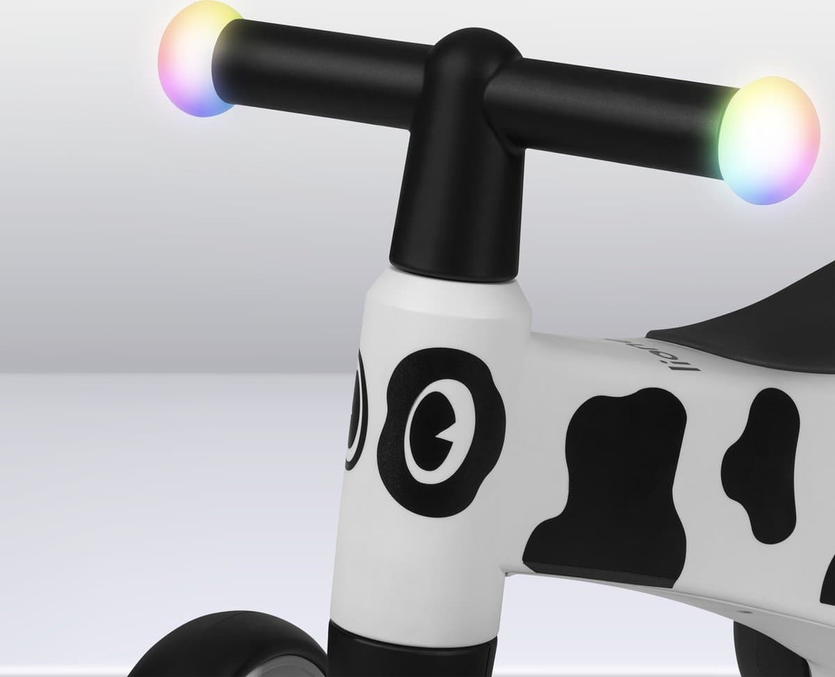 Lionelo Sammy Loopfiets – 4 Wielen – Verlichting in Handvatten – Vanaf 1 Jaar – Extra Comfortabel Zadel – Antislip Handgrepen – Ergonomisch Ontwerp – Kleurrijke Diermotieven – Jongens & Meisjes – Zonder Gereedschap te Monteren thumbnail 7