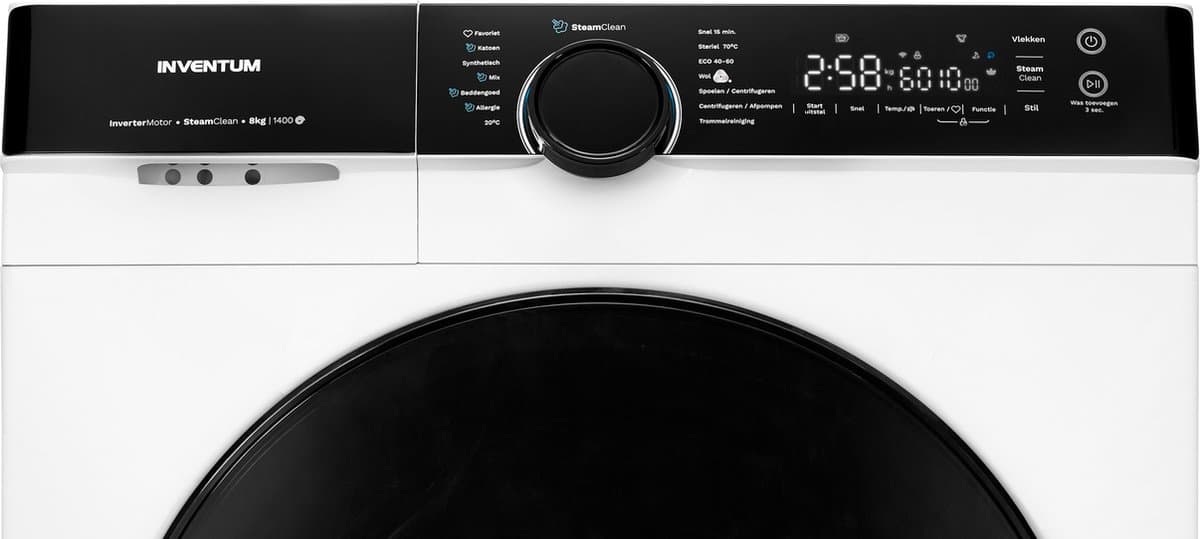Inventum VWM8010W 8 kg met SteamClean thumbnail 2