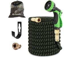 Productfoto van MD-Goods uitrekbare tuinslang 10 meter met sproeikop en tas