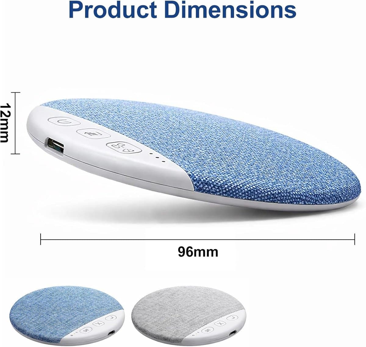 Slaapsprekers Kussen Luidspreker - Ultradun, Bluetooth 5.4, Witte Ruis thumbnail 8