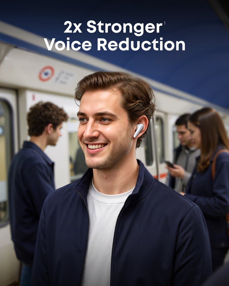 soundcore Liberty 5 by Anker - Draadloze oordoppen met noise-cancelling - 2x sterkere stemonderdrukking - Realtime adaptieve noise canceling - Snelladen - Dolby Audio - Heldere gesprekken met 6 microfoons en AI - Lange batterijduur thumbnail 8