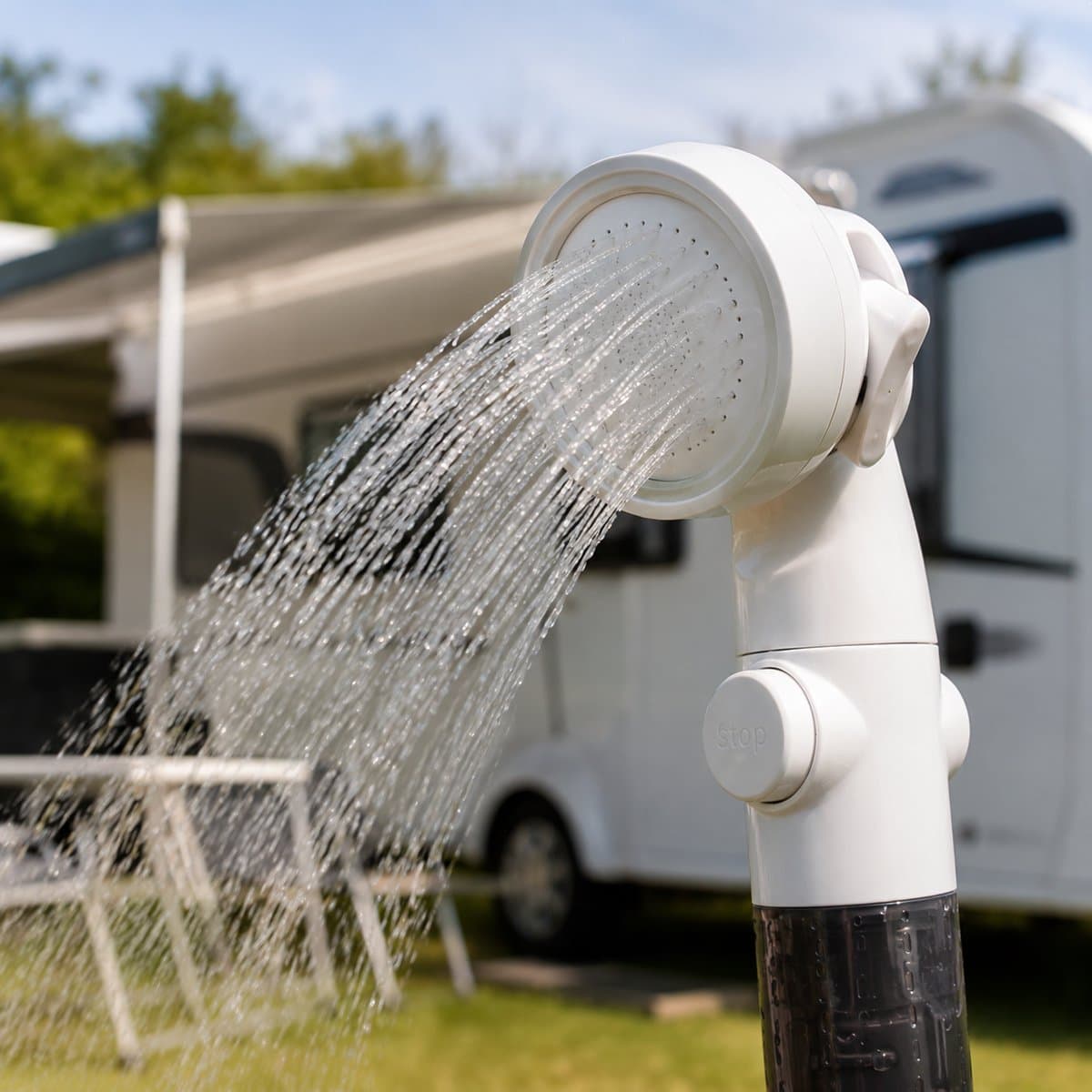 Homecrafted Camping Douche - Homecrafted Draagbare Waterpomp Kit - Buitendouche - Tuindouche - Draagbare Douche - Mobiele Douche - Met Douchekop Voor Op Reis thumbnail 3