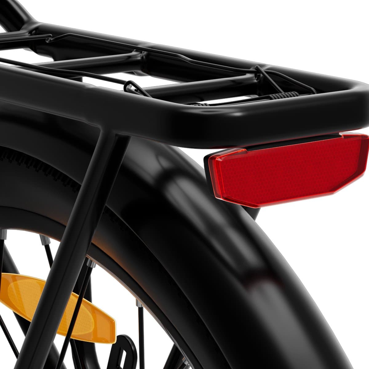 Qekud Elektrische Fiets - E-bike - 26 / 27.5 inch - 250W Motor -36V 13Ah Accu - 100km - 7 Versnellingen - met app - Wit thumbnail 3