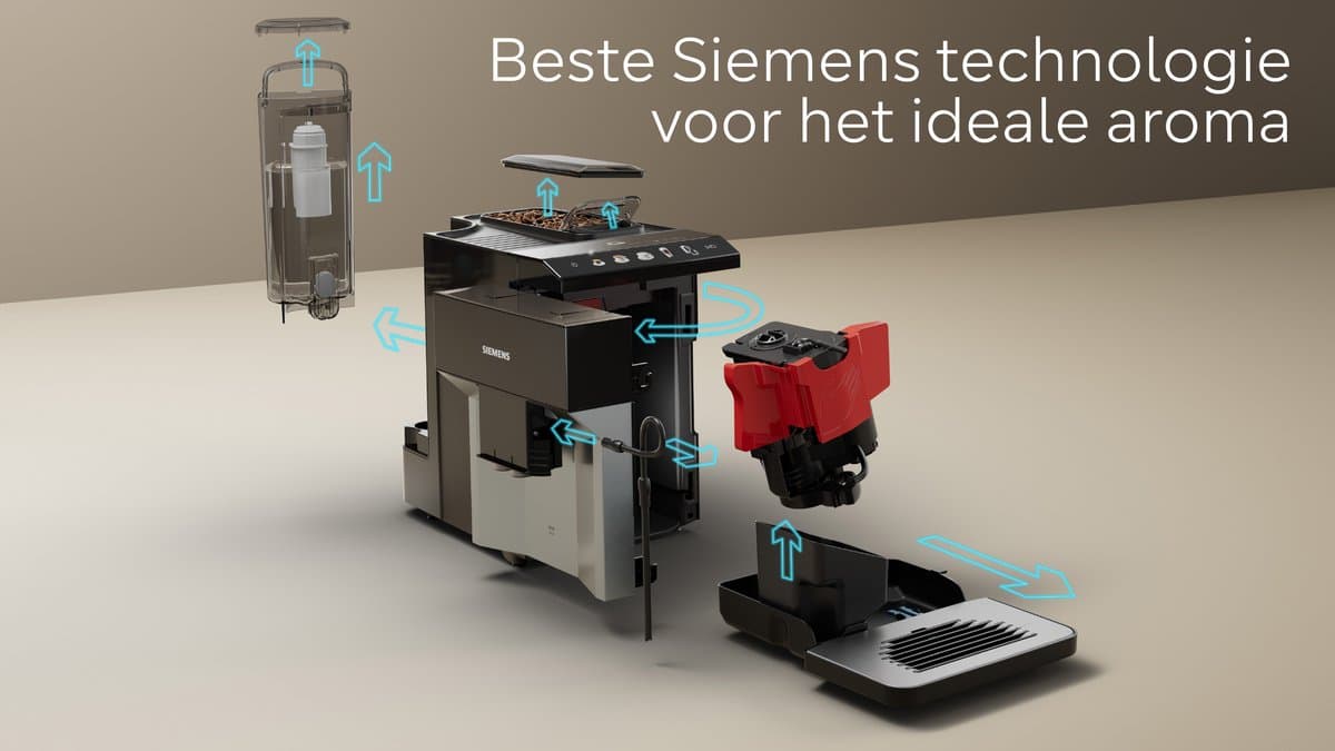Siemens EQ500 TP511R01 - Volautomatische Espressomachine - Licht zilver thumbnail 3