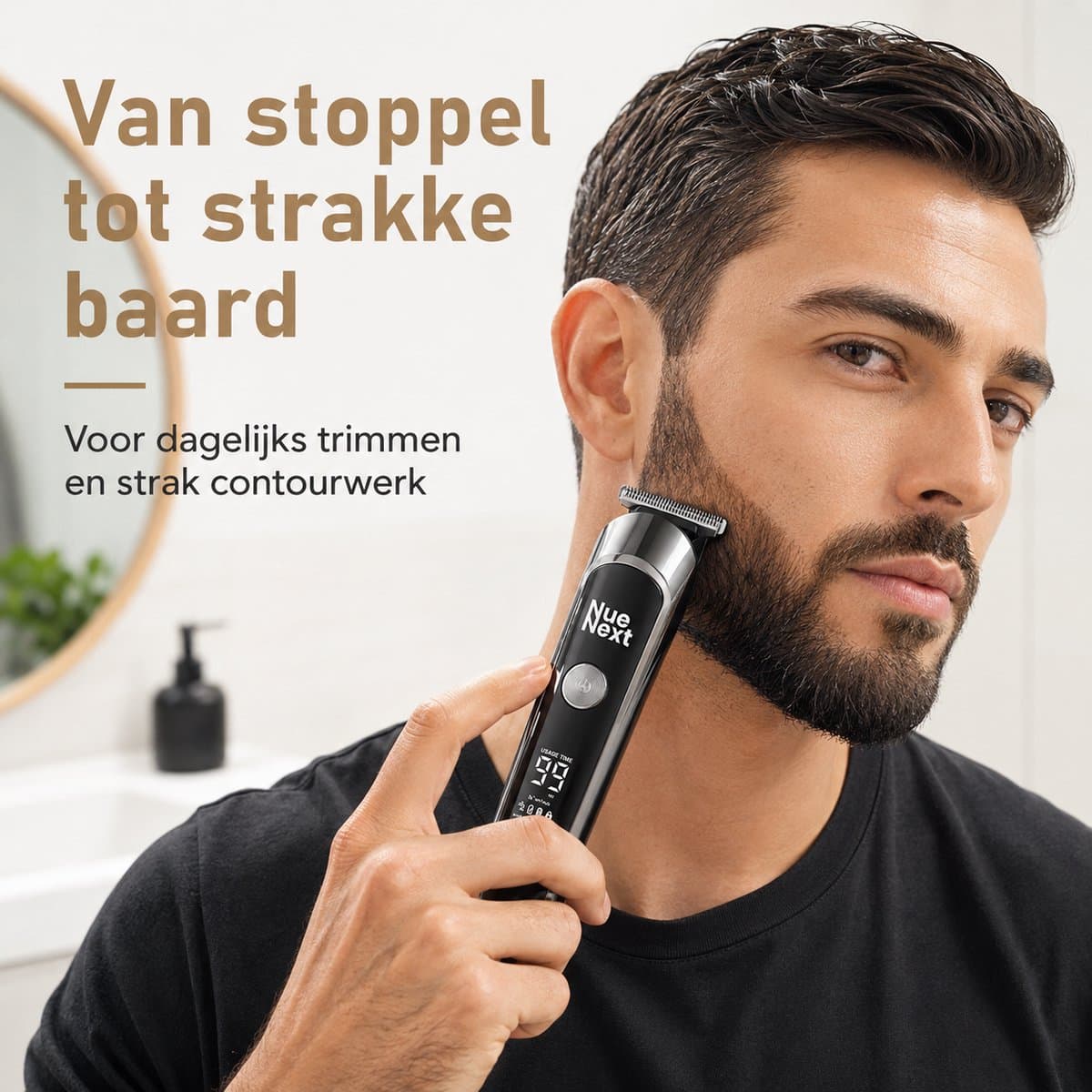 NueNext 6 in 1 Baardtrimmer Mannen PRO - Trimmer Baard & Lichaam - Neustrimmer - Bodygroomer - IPX6 Waterdicht - Incl. 6 opzetstukken thumbnail 8