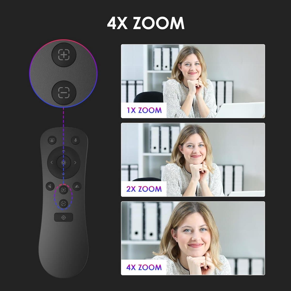 Webcam voor PC - Streaming Camera - 4K Kwaliteit - pc accessoire thumbnail 6