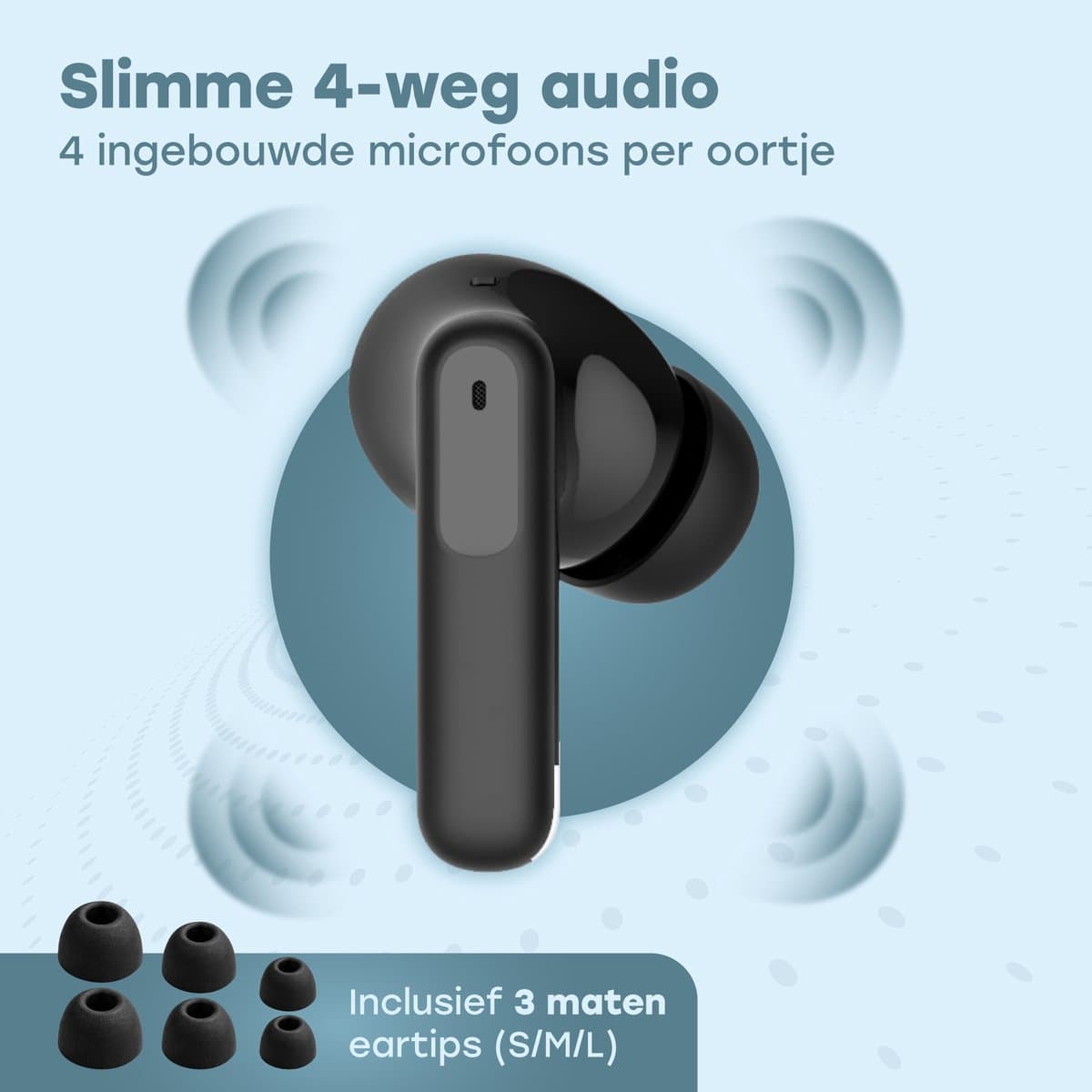 Audyn FlowTune Pro - ANC oordopjes met 30 uur batterij thumbnail 8