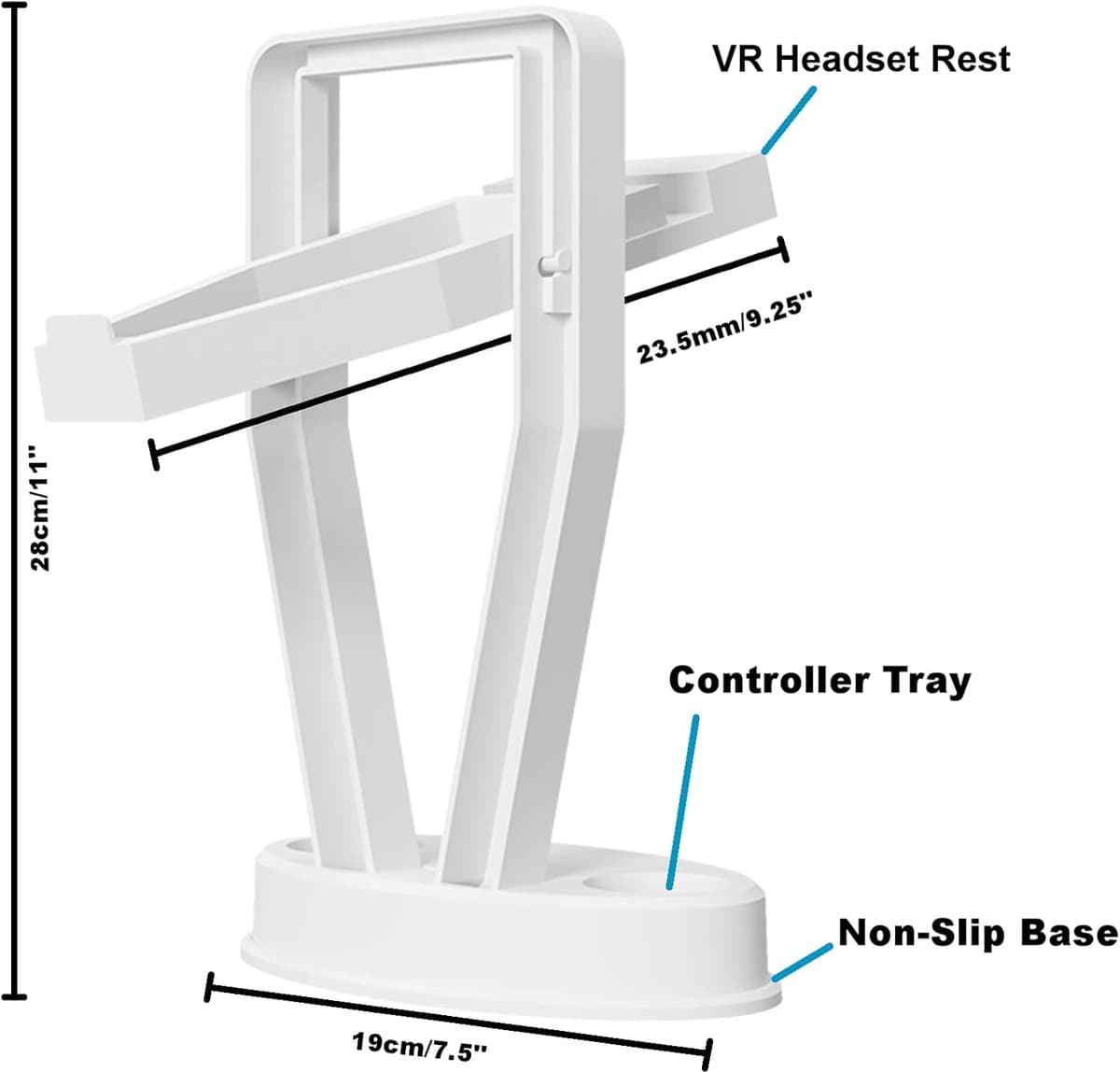 Universele VR Headset Standaard voor Meta Quest 3 / 2 en Controllers thumbnail 4