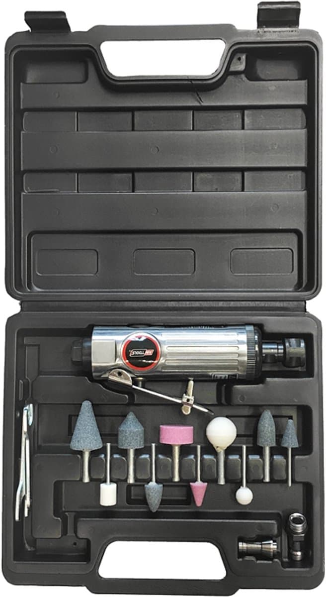 Awtools AW10303 - Pneumatische Rechte Slijpmachine - Met Accessoires - Compact en Ergonomisch thumbnail 2
