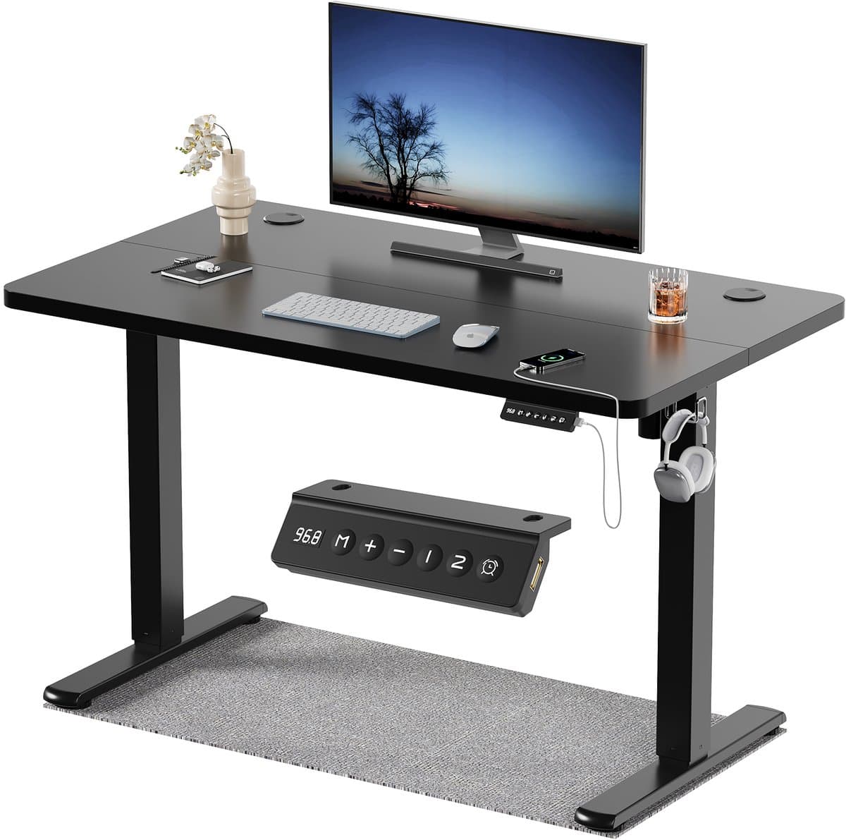 Devoko Zit-Sta Bureau 100x60 cm met geheugenstanden