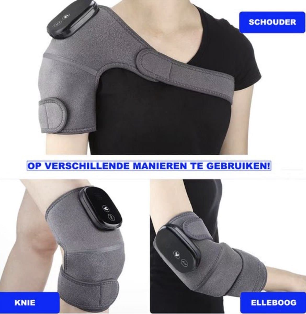 Nifkos Knie Massage Apparaat - 3-in-1 draadloos massager thumbnail 7