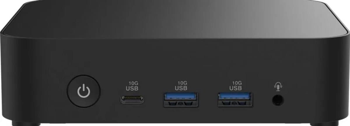 ASUS Mini Desktop Computer Compleet|16GB RAM|1TB SSD|Intel NUC N250 4-Core@3.8GHz|LAN 2.5Gbps|WiFi 6E|Bluetooth 5.3|4K HDMI|DisplayPort|USB-C|Win11 PRO - afbeelding 1