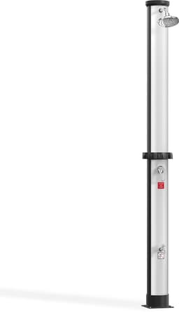 Productfoto van Aufun Solar Douche, Tuindouche, Campingdouche, Zwembaddouche, Geen Stroomaansluiting Nodig, Buitendouche Met Tuinslang, Aangesloten Op De Kraan, 40 Liter (Zwart + Zilver)