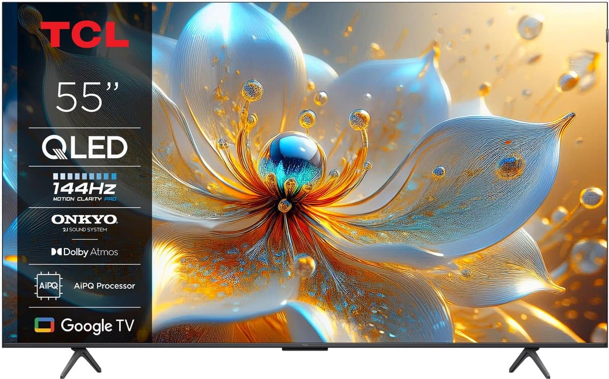 TCL 55T8C - 4K QLED 144Hz Smart TV