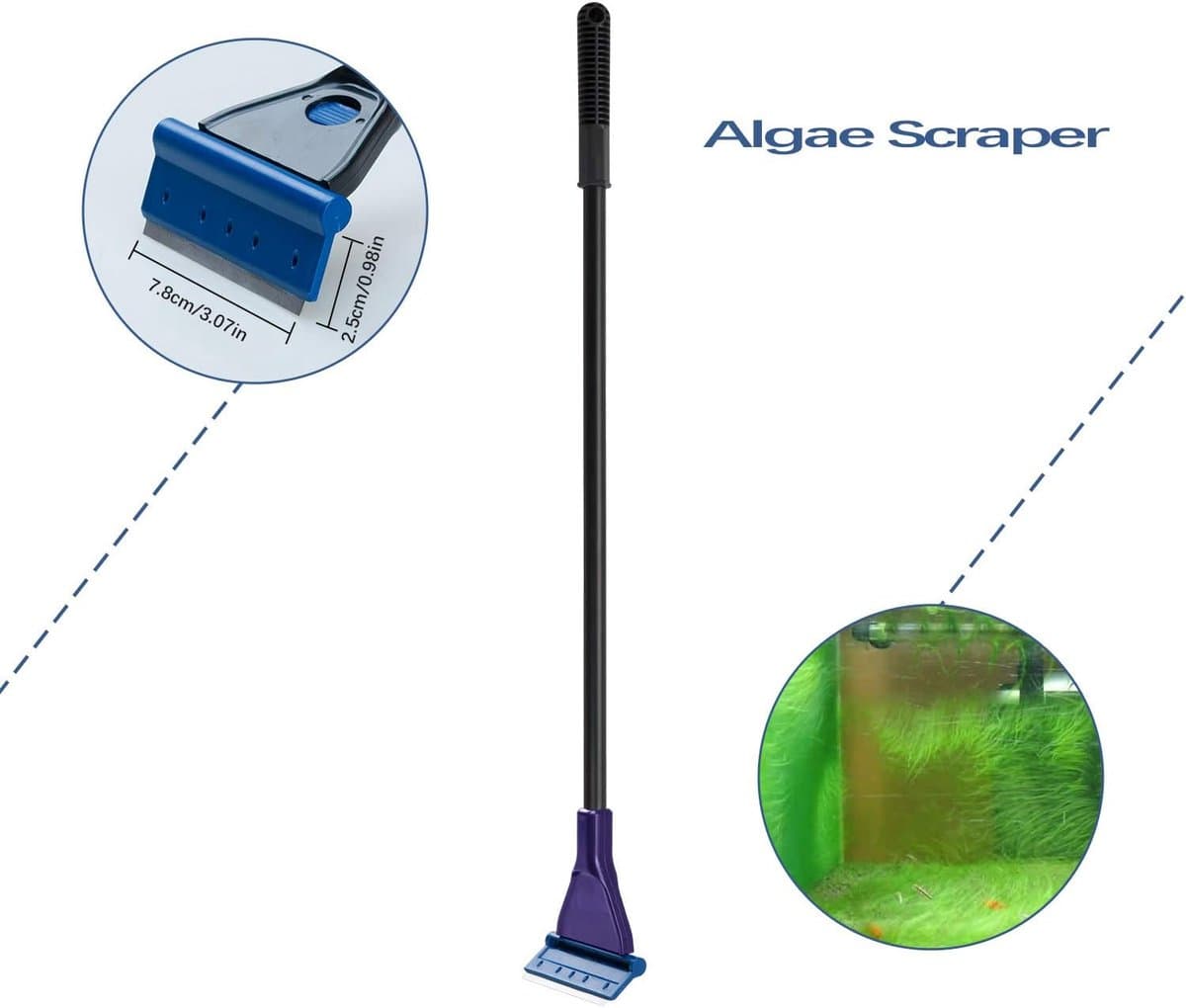 Complete Reinigen Set voor Aquarium - 5-in-1 Schoonmaakgereedschap thumbnail 4