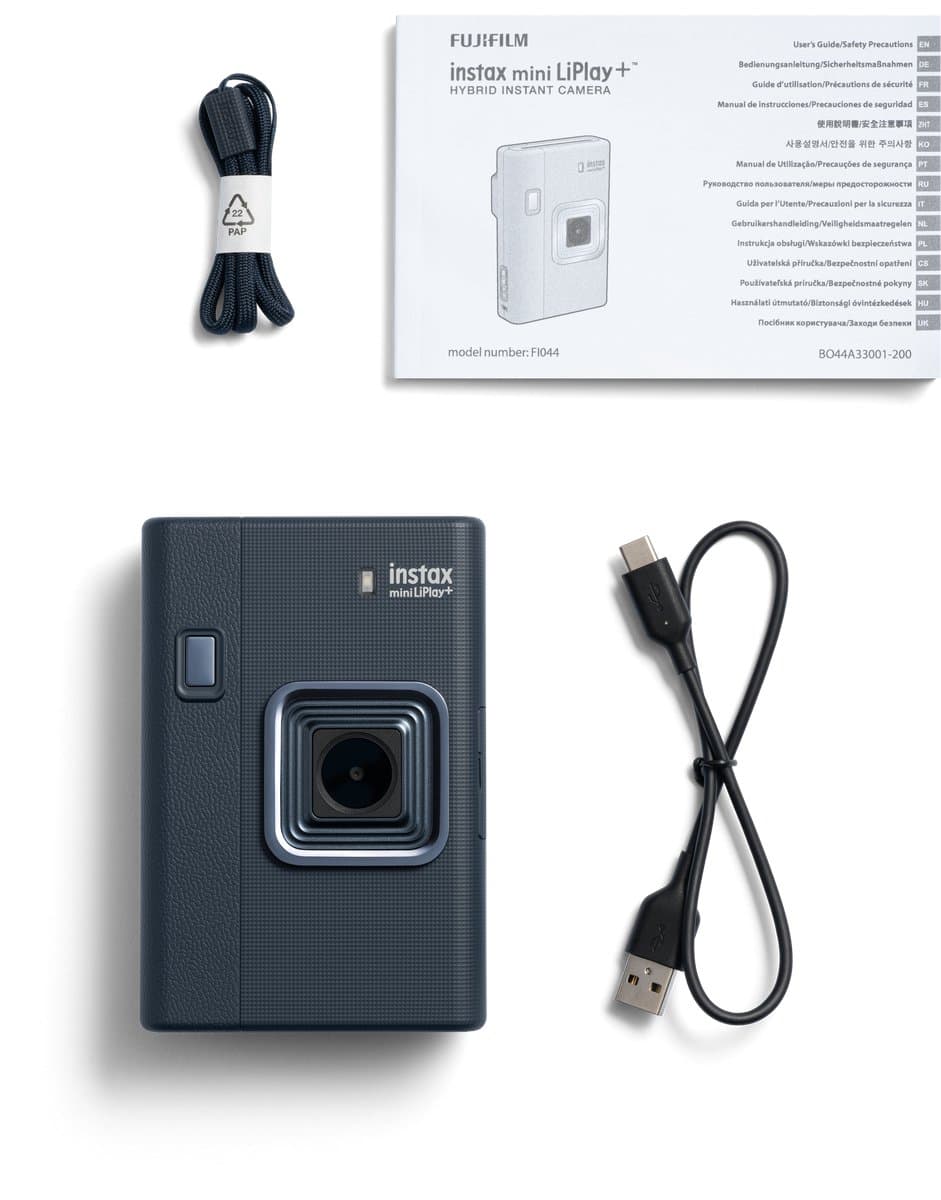 Fujifilm instax mini Liplay+ – instant camera met geluid en dubbele lens thumbnail 7