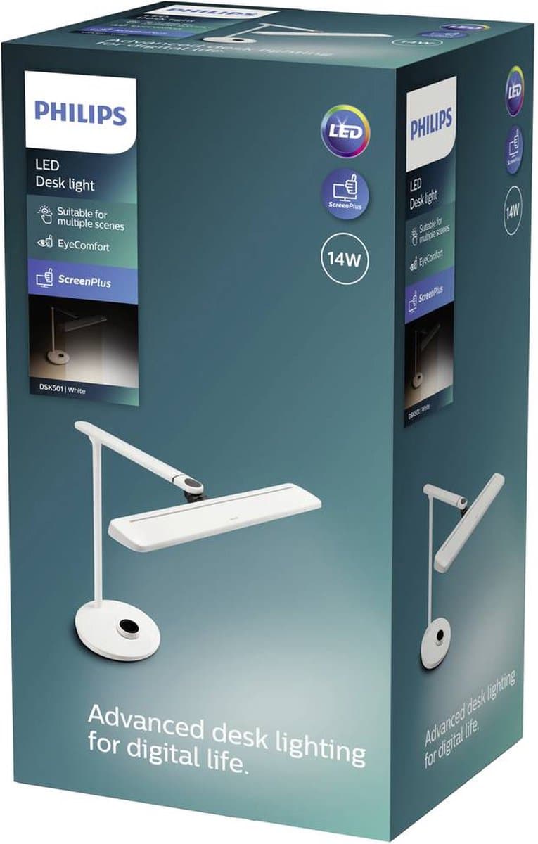 Philips VDTMate wit: bureaulamp met EyeComfort-technologie thumbnail 8