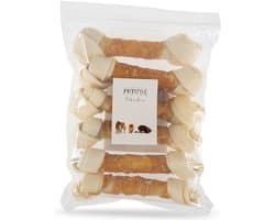 Petstyle Living Geknoopte Botten met Kip - Hondensnacks - 21cm - 6 Stuks - Kauwbotten Hond