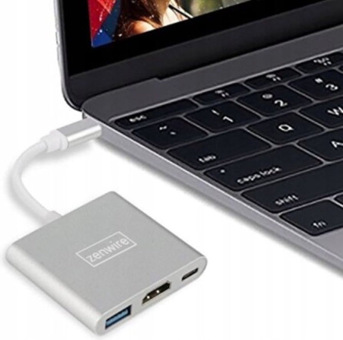 Zenwire 3-in-1 - USB-C Hub - HDMI 4K-uitgang - USB 3.0-poort - PD 100W opladen voor MacBook Air Pro M1 M2 M3 M4 Samsung DeX Nintendo Switch thumbnail 7