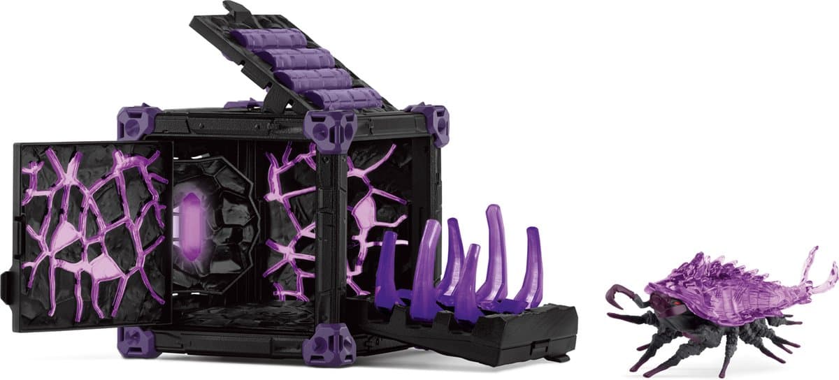 Schleich Eldrador BattleCave schaduw pissebed met valmechanisme thumbnail 2