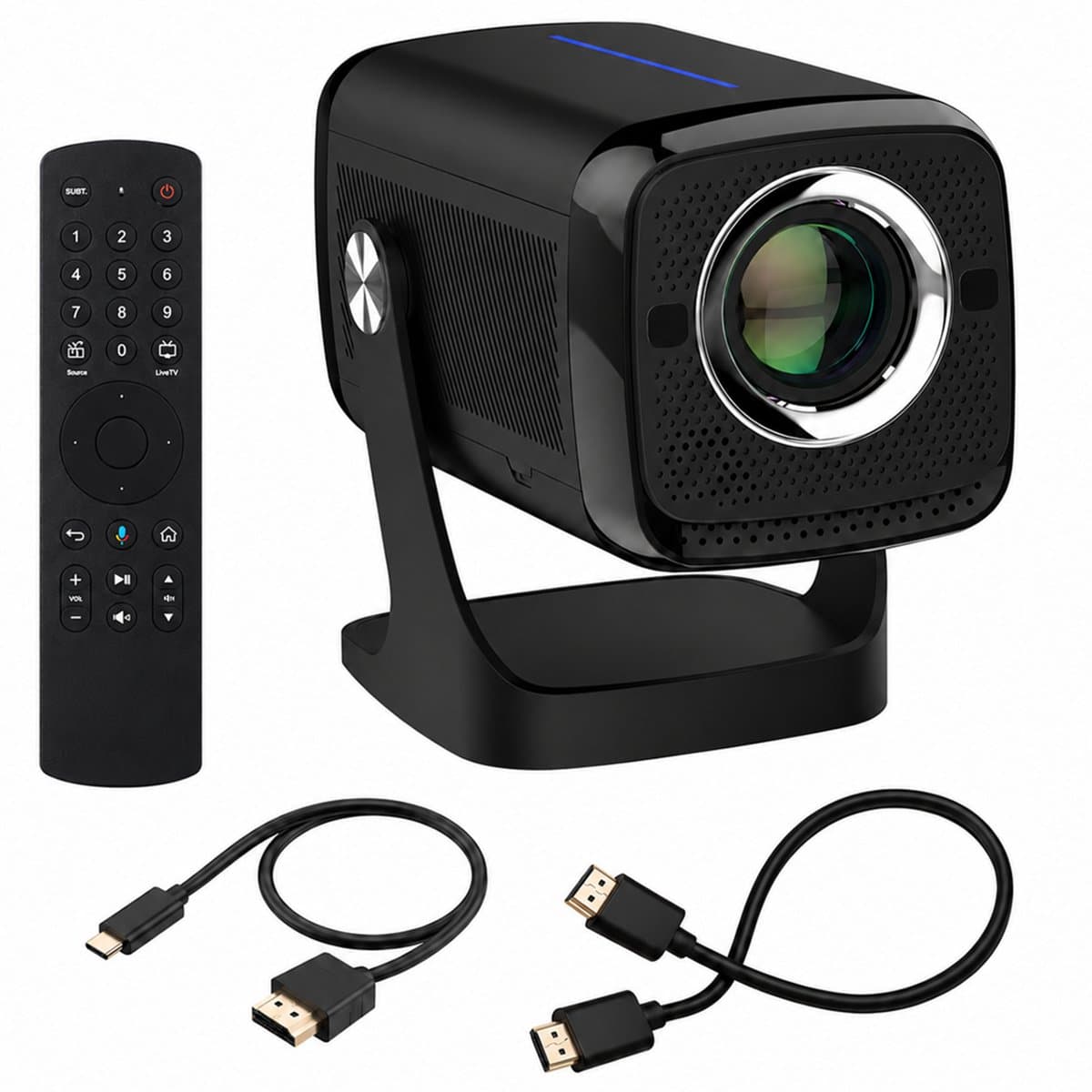 Denver Beamer - 4K 3840x2160P - 700 ANSI Lumen - Projector - Thuisbioscoop - HDMI - USB-C - PR4852 thumbnail 8