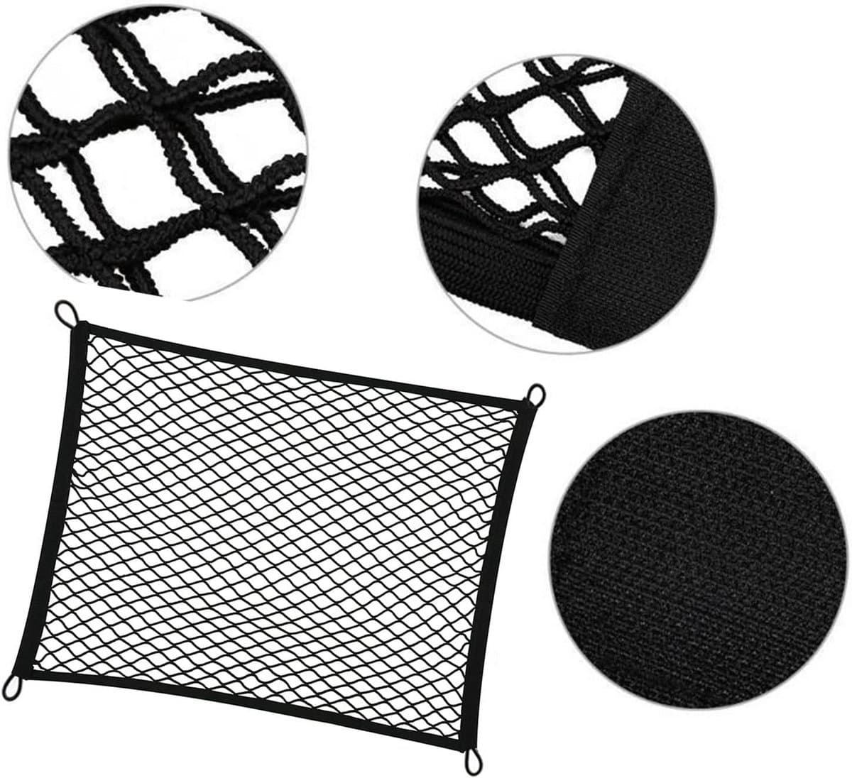 2x Fiets Bagagenet met Haken - Elastisch Opbergnet voor Fietsmand, Dakdrager & Motorfiets | 35x25 cm thumbnail 6