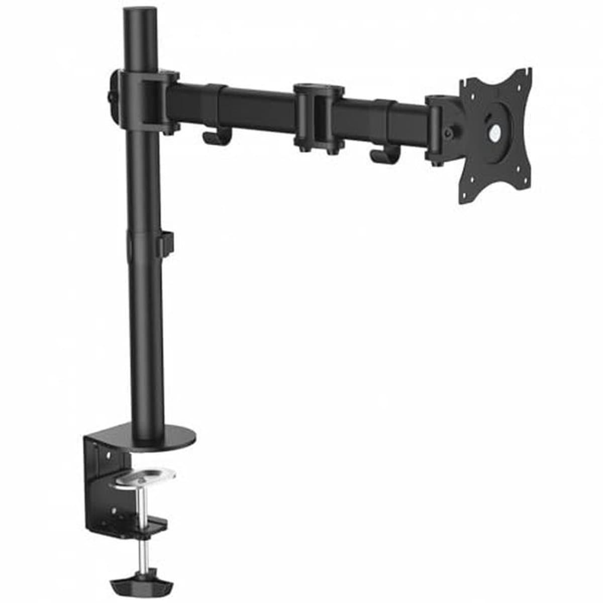 Monitor Arm voor VESA Scherm tot 34" - Verstelbare Monitorbeugel met Verticale Arm voor Enkele Beeldscherm, Desk Clamp en Hoogteverstelbaar