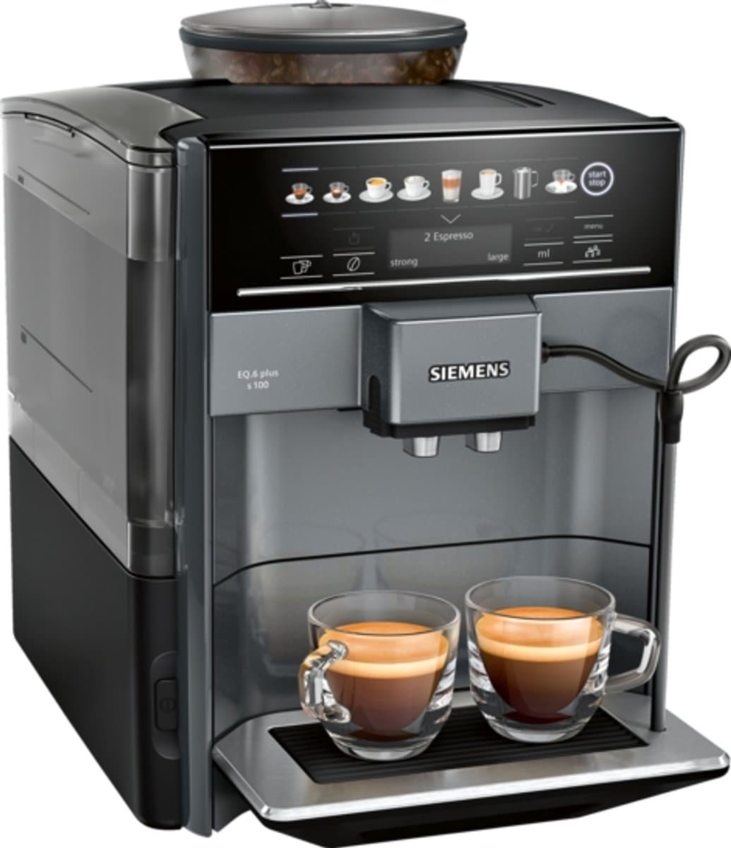 Siemens EQ6 Plus s100 TE651209RW - Volautomatische espressomachine - Koffiemachine met bonen thumbnail 6