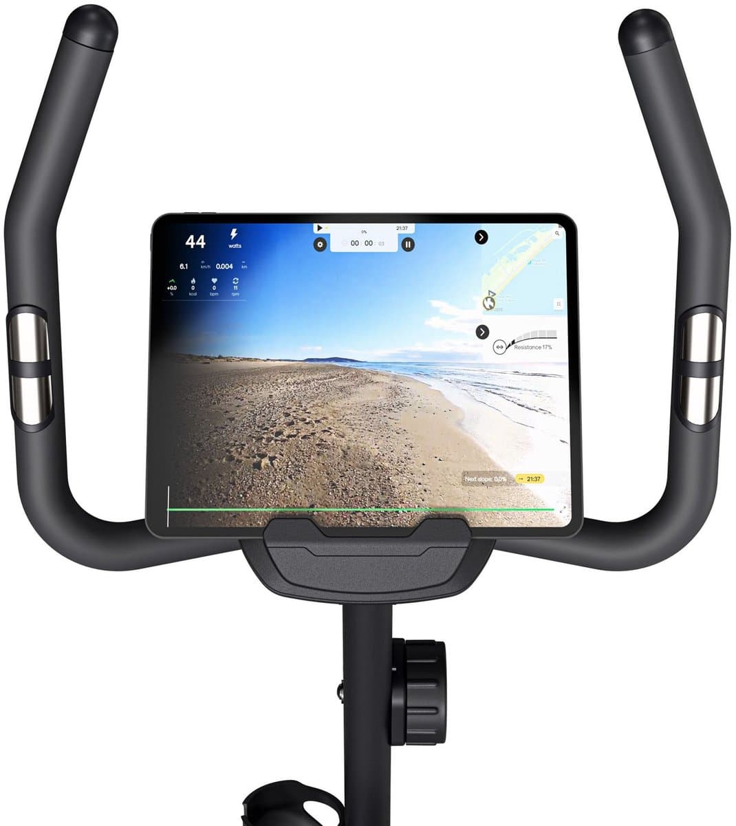 Hop-Sport Nexon – Hometrainer – Stil magnetisch – Bluetooth & Kinomap – 8 weerstandsniveaus thumbnail 7