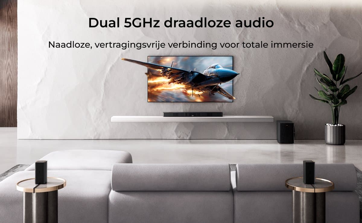 ULTIMEA Skywave 5.1.4 Soundbar met Dolby Atmos thumbnail 8