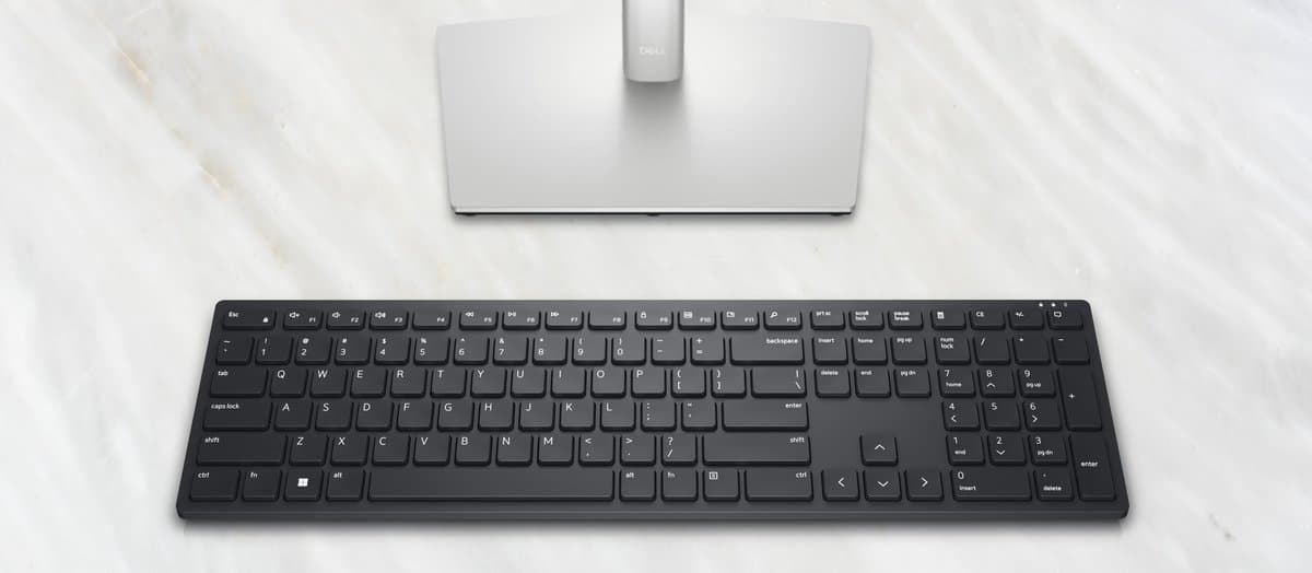 DELL KB500 toetsenbord RF Draadloos QWERTY US International Zwart thumbnail 4
