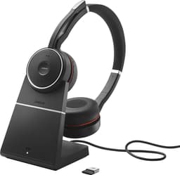 Productfoto van Jabra Evolve 75 MS Stereo Headset incl. Laadstation