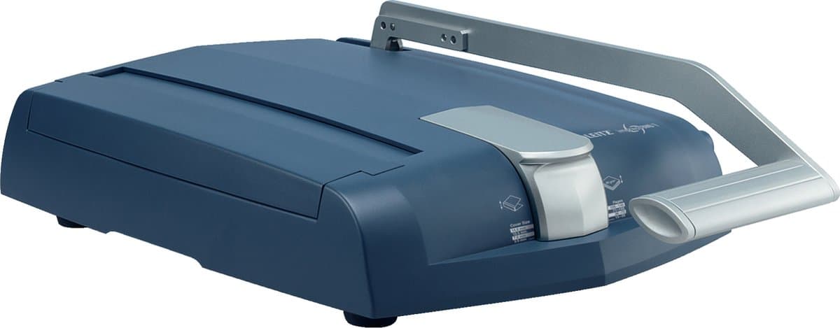 Leitz Inbindmachine impressBIND 140 - Zilver/Blauw thumbnail 2